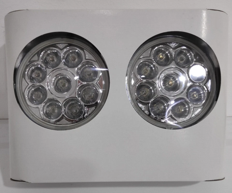 2 x LED-Scheinwerfer klarglas, SIRIUS NS-3711, 100 mm Durchmesser