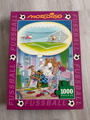 Guillermo Mordillo - Puzzle - Fussball Goal - Heye - 1000 Teile - 2006