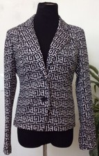 Nwt Cato Women's Junior/misses Black White Blazer Jacket Size S, Retail $55