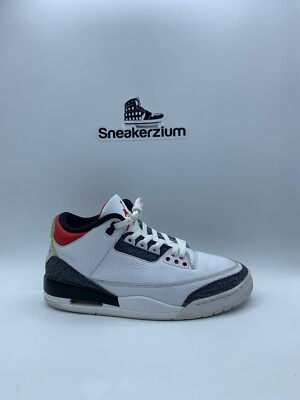 Nike Air Jordan 3 Retro SE Denim Fire Red CZ6431-100 Men display picture 1