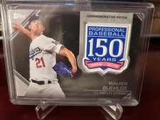 2019 Topps Update 150th Anniversary Manufactured Walker Buehler #AMP-WB Patch
