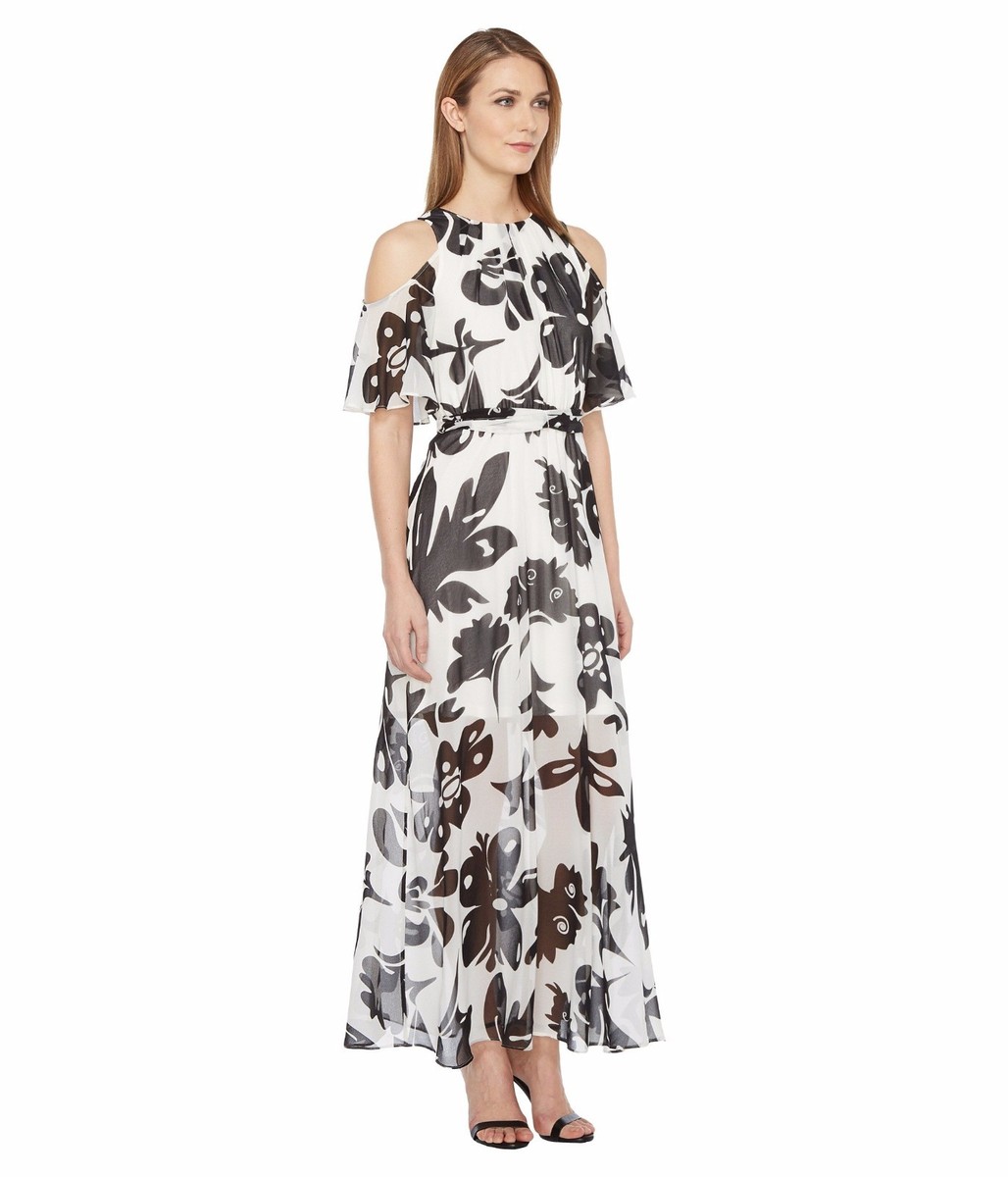 calvin klein cold shoulder maxi dress Calvin Klein | Dresses | Calvin Klein Floral Cold Shoulder Maxi Dress Size 4