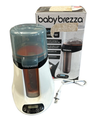 Baby Brezza NJ-292C White Black Portable Wireless Bluetooth Baby Bottle Warmer