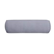 24 x 6 Pipe Trim Medium Outdoor Bolster Pillow Cushion Insert Slip Cover-AD001