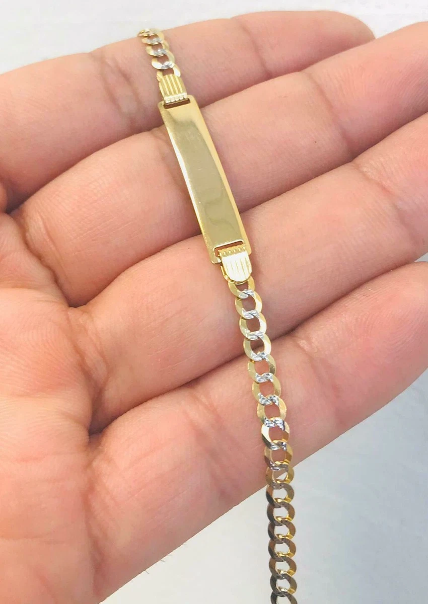 14k white sale gold cuban link