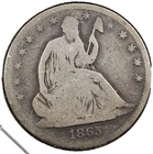 1865-S Seated Liberty Half Dollar | GOOD