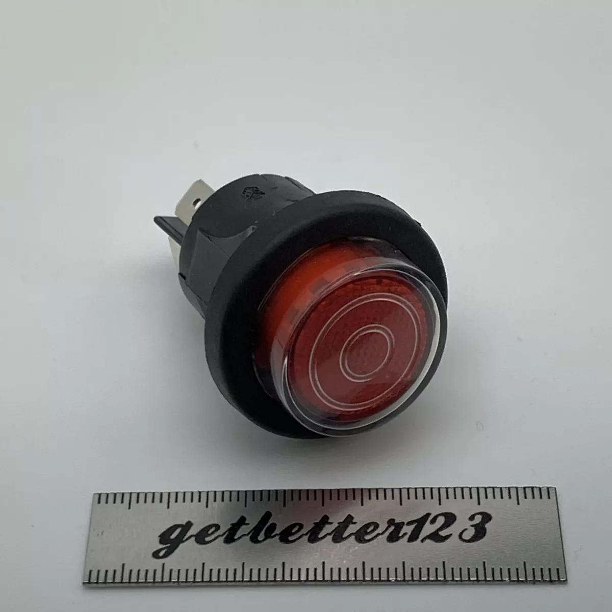 1pc RLEIL RL5 T125/55 Red Button Pushbutton Switch with Waterproof Cover eBay