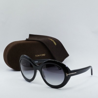Authentic Tom Ford Gradient Smoke Sunglasses Tom Ford FT0940 01B Black/Gradient Smoke 56-20-140  main image 4