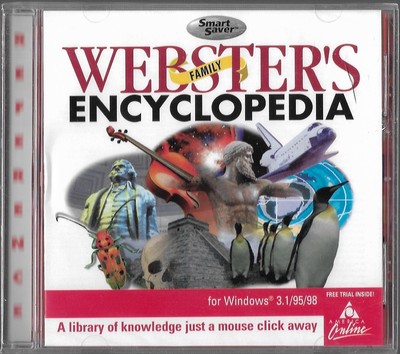  Smart Saver Webster's Family Encyclopedia (CD, 1997) Brand New Sealed!