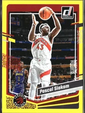 23/24 2023/24 Donruss Yellow Parallel  #132 Pascal Siakam Raptors