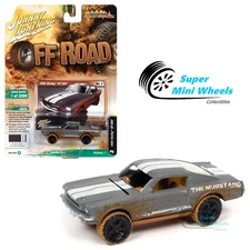 Johnny Lightning 2021 Treet Freaks - 1966 Shelby GT350 (Off Road) Dark Gray
