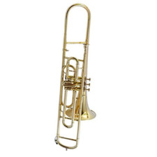Brass Valve Trombone Bb Brass Finish Super Quality With Hard Case  Mouthpiece.