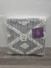 Lush Décor- Oversize Adelyn Family-Friendly Square Throw Pillow Cover 20"x20" 