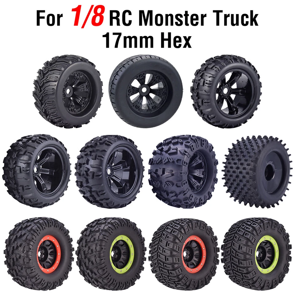 RC Tyre Weel Monster Truck 17mm Hub Hex for 1/8 Car HSP HPI Redcat Traxxas Trx4 - Image 2 of 4