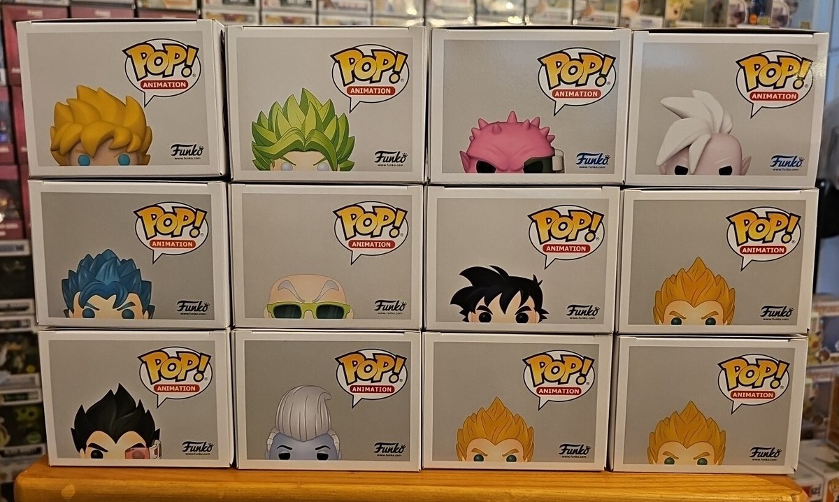 Funko Pop Dragon Ball Z/Super Bundle Of 12 Authentic Exclusives