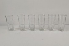 Set Bicchieri vintage servizio  Cocktail Long Drink anni 30 vetro pesante pz. 06