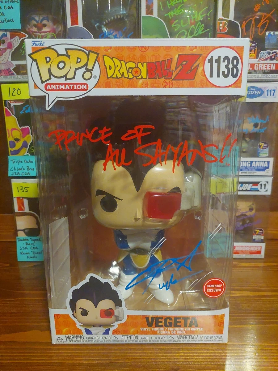 Funko POP Jumbo: Dragon Ball Z Vegeta Vinyl Figure GameStop Exclusive