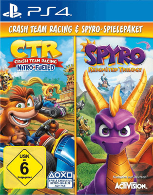 Crash Team Racing & Spryo-Spielepaket | Playstation 4 (PS4) | Zustand: SEHR GUT