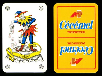 1 x Joker playing card Cecemel Nutricia Milk Chocolate AT 1123
