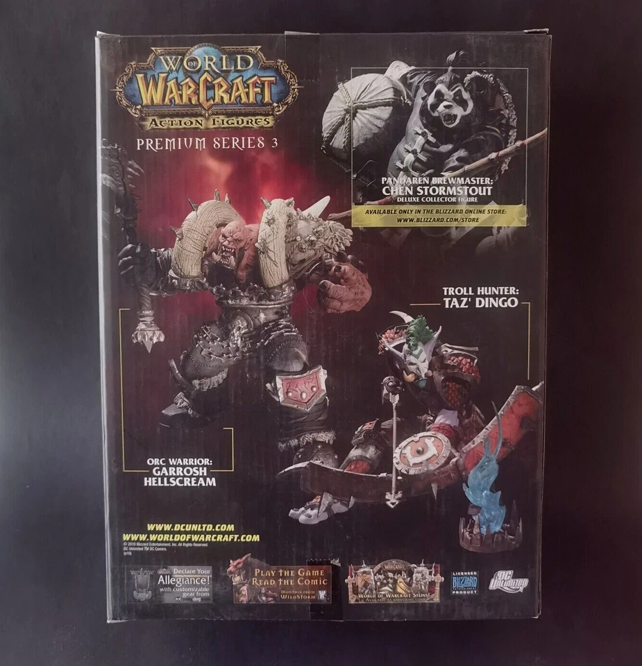 World Of Warcraft Premium S3 GARROSH HELLSCREAM figure PVC 25cm DC Direct - Imagen 2 de 4