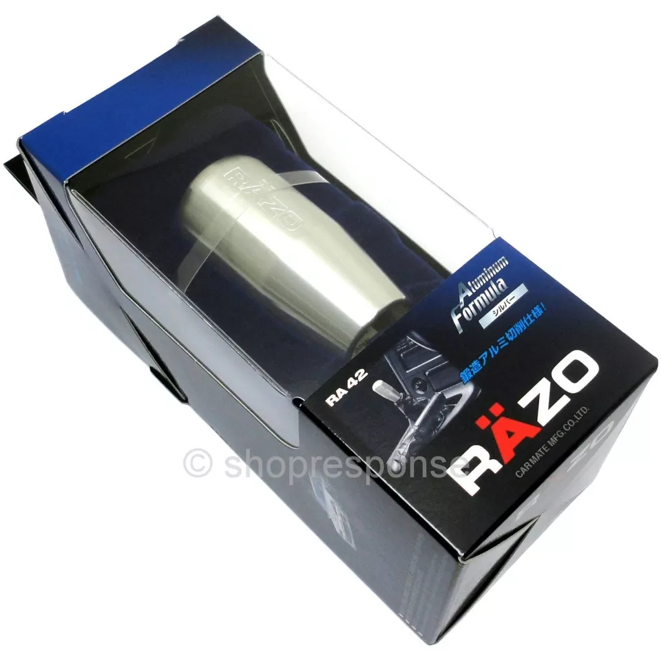 Ручка переключения передач RAZO RA42 серебристая алюминиевая формула 103 г ЯПОНИЯ JDM - Изображение 3 из 3