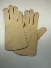 Vintage Van Raalte Womens Ivory Cream Cotton Gloves Size 6 1/2 Made in USA