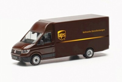 Herpa 097321 - 1/87 VW Crafter Parcel Distributor Vehicle ''UPS'' - New