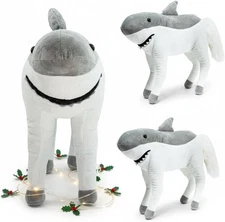 Randimals Plush Toy Stuffed Animal Mix - Horse & Shark Hybrid