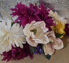 Bulk Lot Of Large Artificial Flowers Various Varieties Colors Crafts Decorating