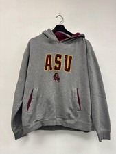Vintage Arizona State Sun Devils Sweatshirt Mens Large Gray NCAA Football Hoodie