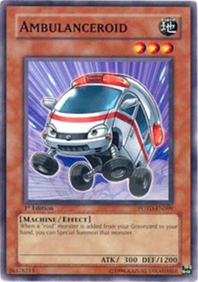 Ambulanceroid - POTD-EN009 - Common - 1st Edition - Moderately Played