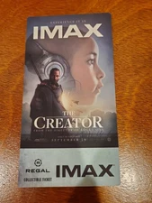 The Creator Regal IMAX Early Screening Collectible Ticket