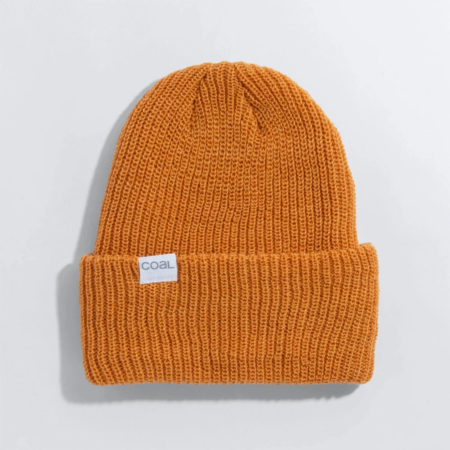 Coal The Stanley Soft Knit Cuff Beanie, Burnt Orange Unisex OSFM New
