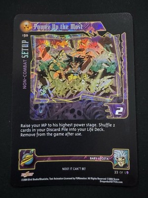 Power Up The Most 150 Dragonball GT Score Alt Foil Unlimited Baby Saga