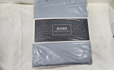 Home Reflections 1000 Thread Count Cotton Blend Sheet Set Queen Periwinkle Blue