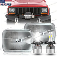 For Jeep Cherokee Xj 1984-2001 Pair 5x7 7x6 Led Headlight Sealed Highlow Beam For Jeep Cherokee Xj 1984-2001 Pair 5x7 7x6 Led Headlight Sealed Highlow Beam