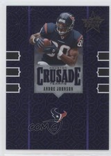 2005 Leaf Rookies & Stars Crusade Purple 144/250 Andre Johnson #C-3 HOF 9bp