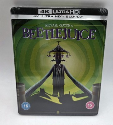 Beetlejuice 1988 4K UHD+Blu-ray Limited Editi.Steelbook Michael Keaton Rar Neu 