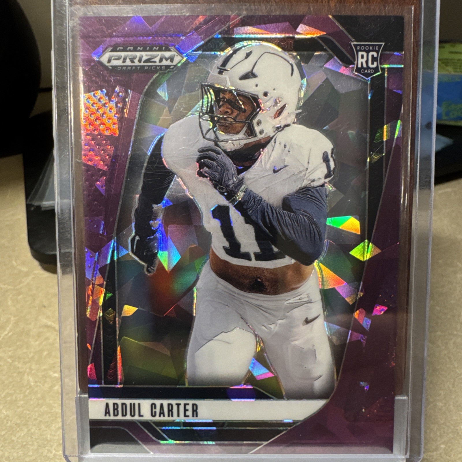 2025 Prizm Draft Picks Abdul Carter #102 Purple Ice Prizm /199