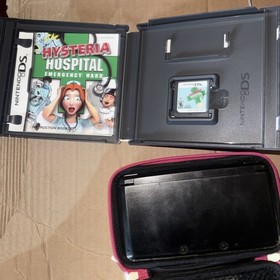Nintendo 3DS Gray Handheld Console Bundle With Pokemon Mystery Dungeon,tested