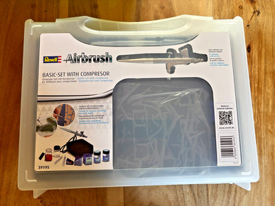 Revell 39195 Airbrush Starter Set mit Kompressor - Neu sowie jede Menge Farben