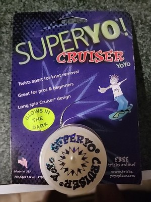 Vintage Super Yo! Cruiser YOYO Glow In The Dark 1999 Yo Yo Vintage