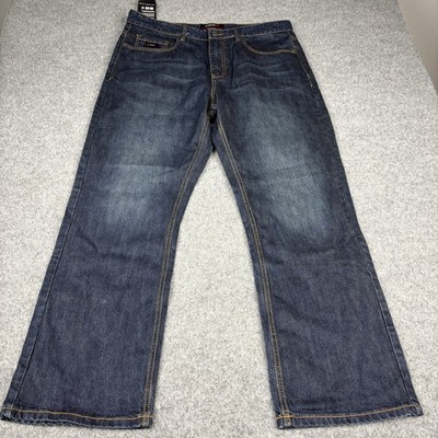 Forge Fr Jeans Mens 40x32 Dark Wash NWT Flame Resistant Relaxed Fit Baggy Cat 2