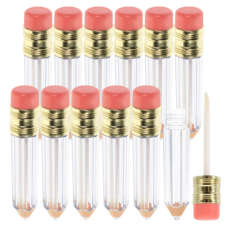 12 Stück leere Lipgloss Tuben Mini nachfüllbare Kosmetikbehälter - Bild 1 von 4