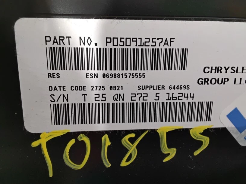 Dodge Caravan 2016 receptor de radio pantalla de visualización OEM Foto 4 de 4