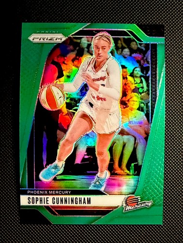SOPHIE CUNNINGHAM 2024 Panini Prizm WNBA #117 Green Prizm Indiana Fever