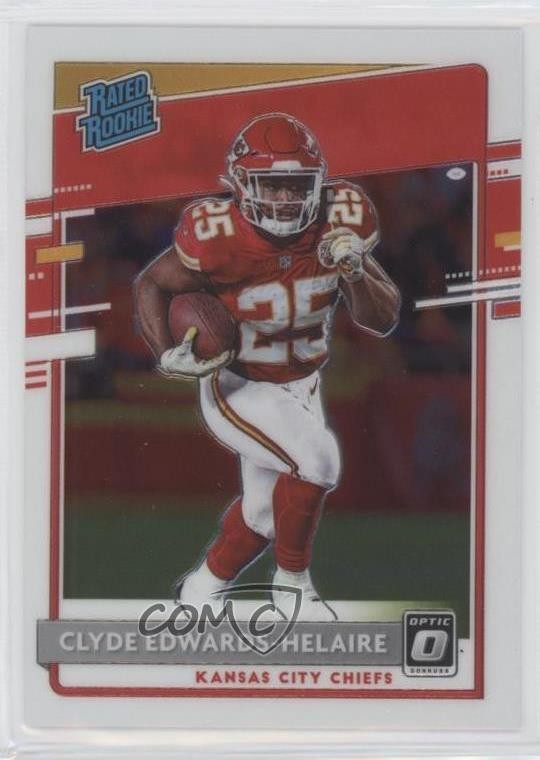 2020 Panini Donruss Optic Rated Rookies Clyde Edwards-Helaire #171 0o6v