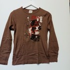 INXS Long Sleeve Switch Tour Brown T Shirt Official Tour Merchandise 2006 Size M