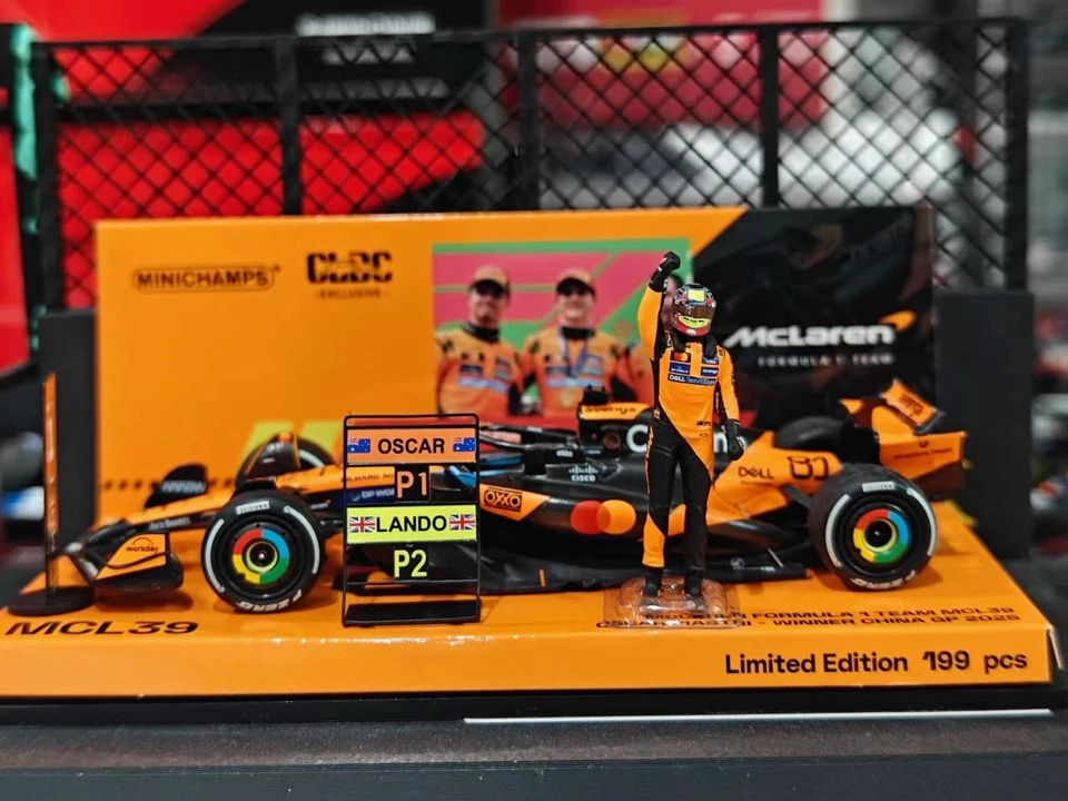1/43 McLaren MCL39  Oscar Piastri 2025 Chinese GP  Minichamps limited 199 pcs - Immagine 2 di 4