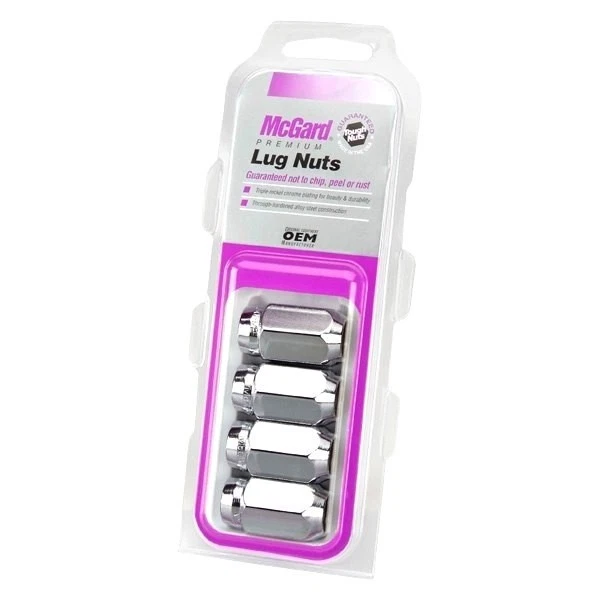 For Dodge Dart 1971-1975 McGard 64001 Chrome Silver Cone Seat Regular Lug Nuts Foto 3 de 3